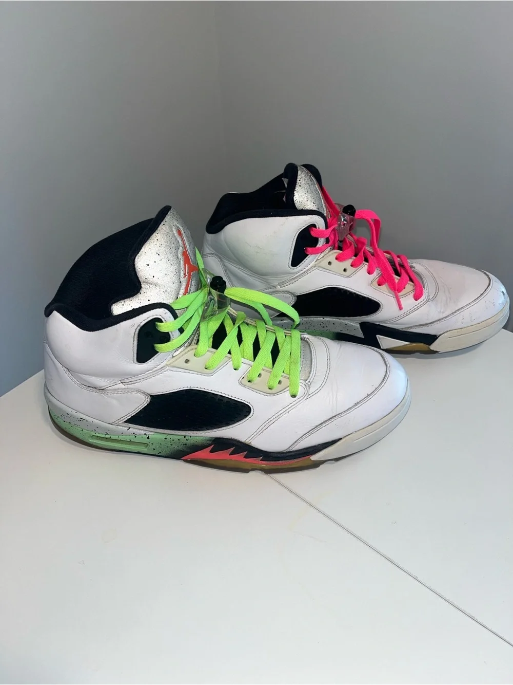 Nike Air Jordan 5 Retro Poison Green Mens US 12